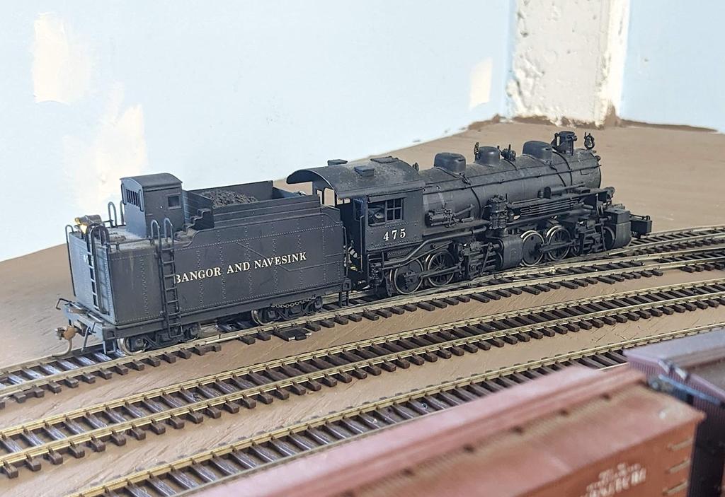 2-4-4 steamer on the ready track (Drew Marshall photo)