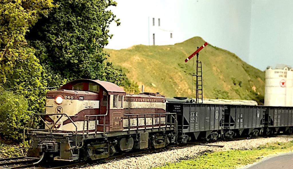 The M&U local has just completed switching at Sparta Jct. and is heading to Hainesburg, NJ on the NYS&W